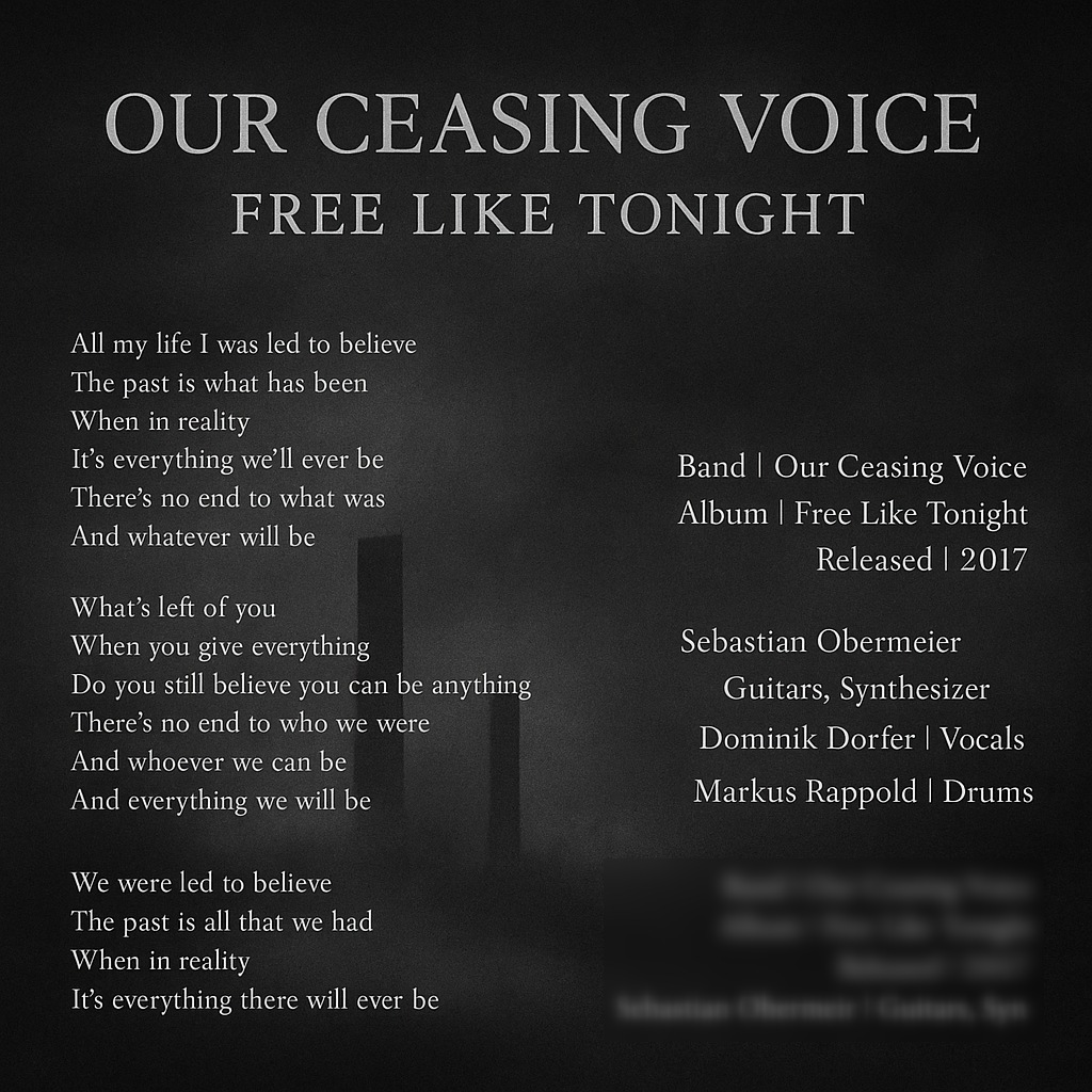 Our Ceasing Voice - Everything We'll Ever Be
