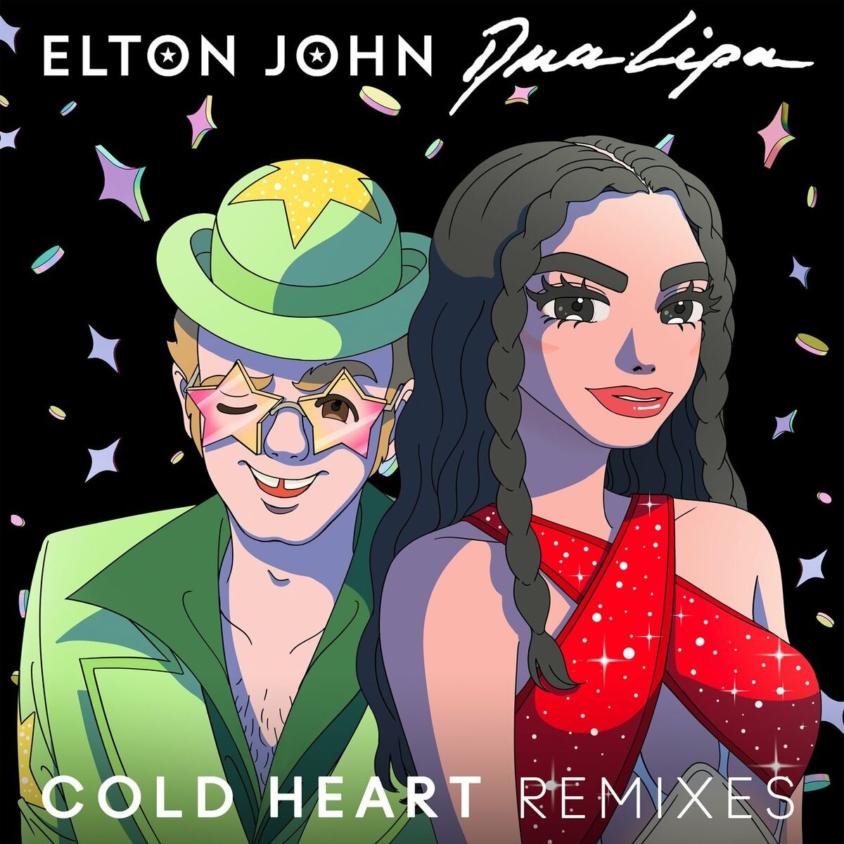 Elton John - Cold Heart (Claptone Remix) cover art